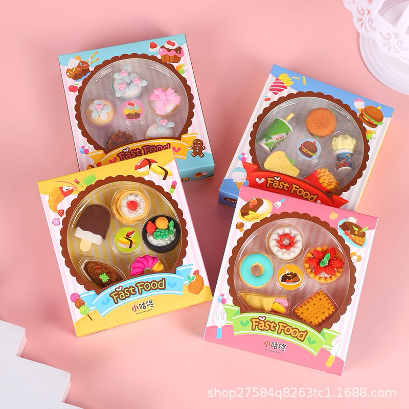 

penghapus lucu bentuk fast food hapusan makanan cepat saji