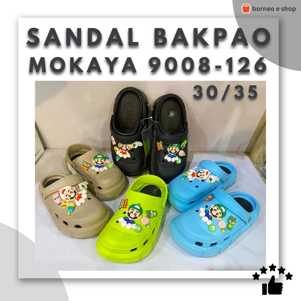 [BISA COD] Mokaya Bakpao Sendal Anak Tanggung Mokaya 9008-126 30/35