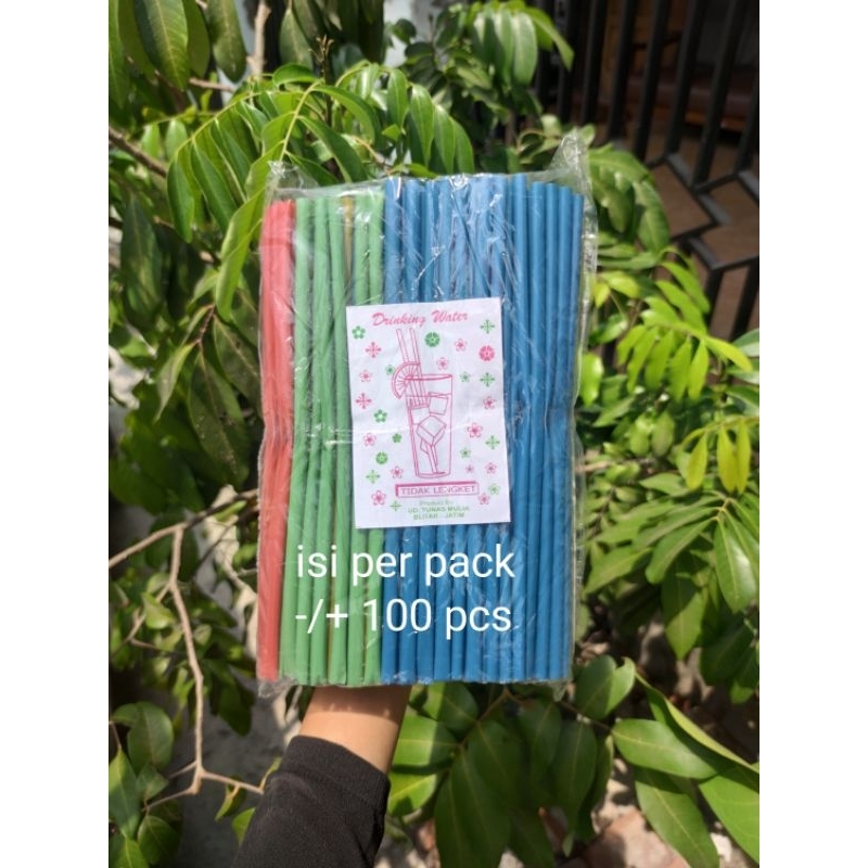 Sedotan Warna Warni/Sedotan Kombinasi Warna/Sedotan Plastik