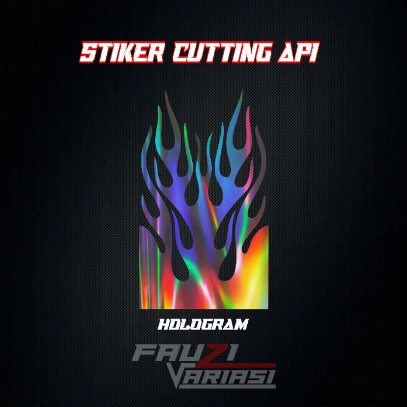 Stiker Spakbor Sticker Cutting Api Spakbor