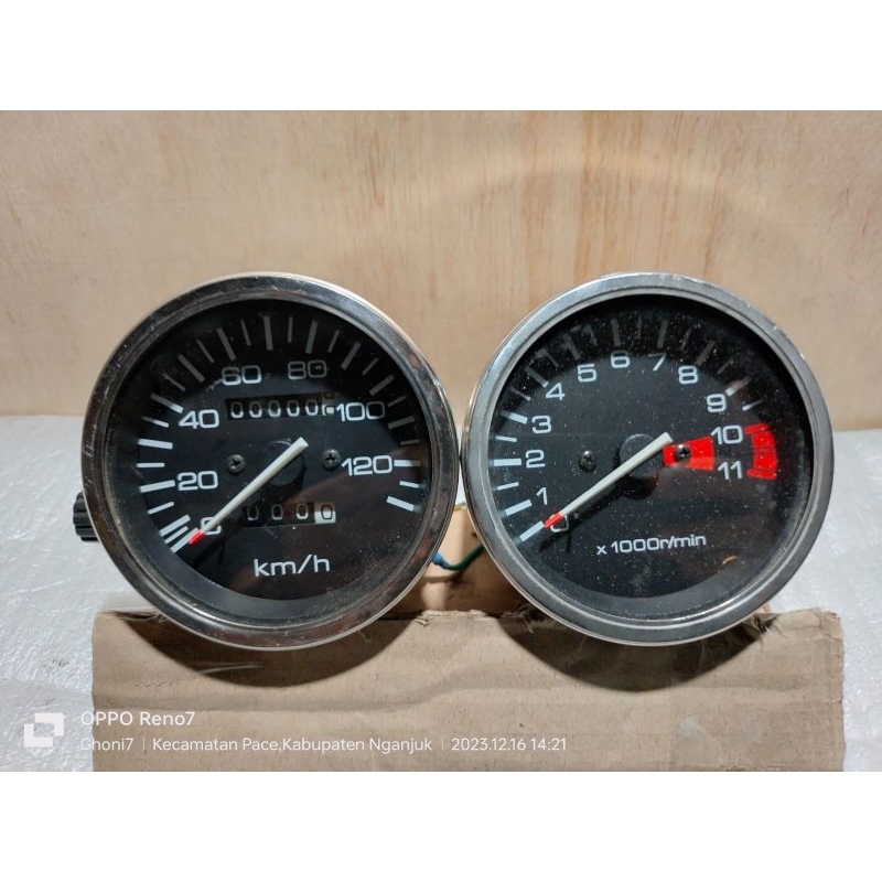 original tossa tosa Viar gerobak roda 3 Spedometer kilometer Rpm Tachometer Assy bisa untuk subtitus