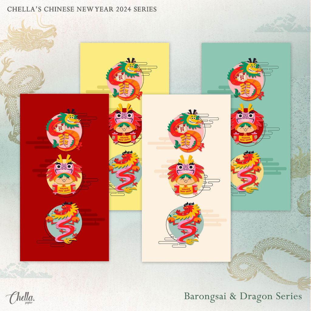 

CUSTOM ANGPAO IMLEK 2024 - BISA TULIS NAMA & LOGO (isi 6 pc) : DRAGON & BARONGSAI SERIES