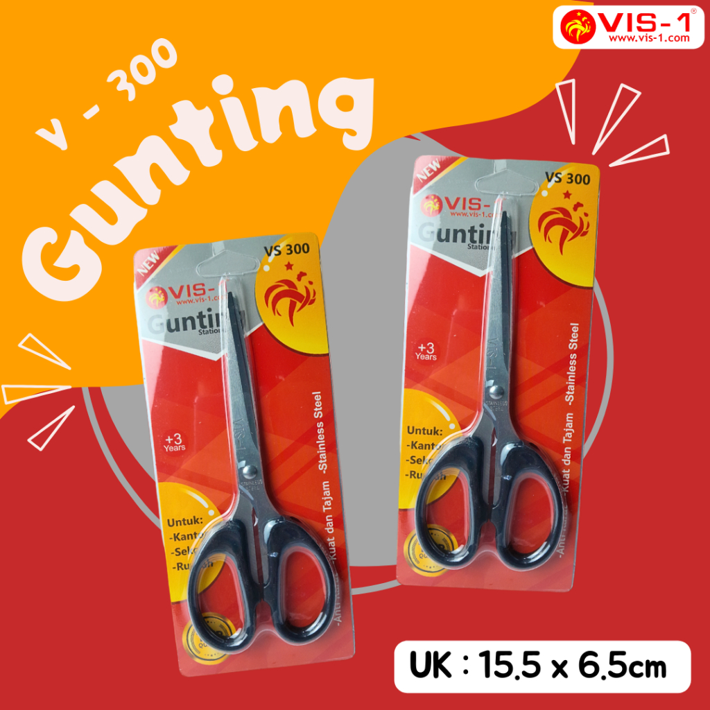 

VIS-1 Gunting Kertas VS-300 / Gunting Kertas / Gunting Serba Guna / GuntingScissors