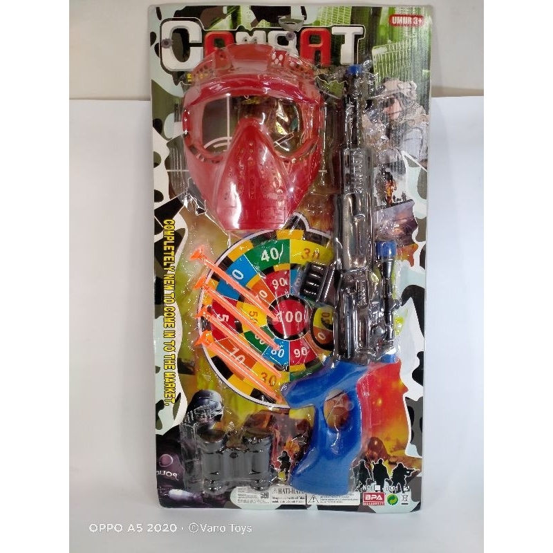 Mainan Tembak Peluru Karet