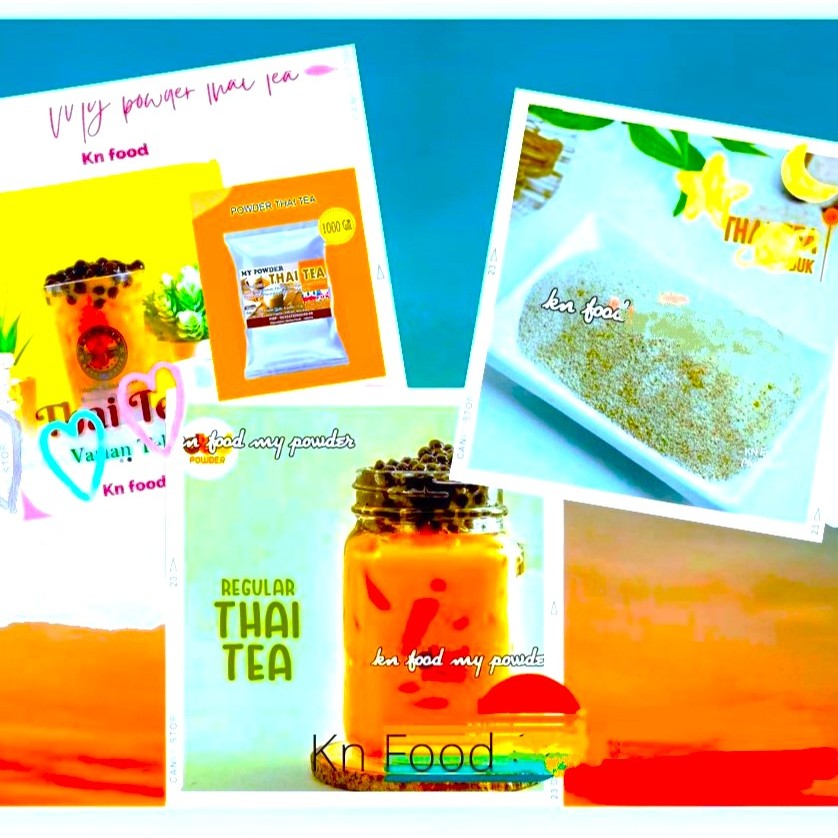

Bubuk Minuman Rasa Thai Tea Bubble drink Powder drink Thai Tea 500gram