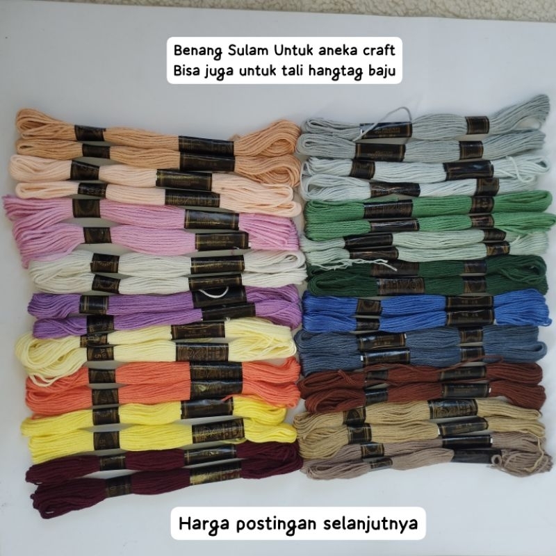 (GROSIR) Benang Sulam Merk Rose Golden Star