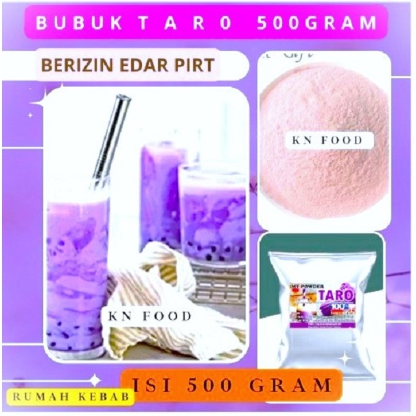 

Bubuk Minuman Rasa Taro Bubble drink Powder drink Taro 500gram