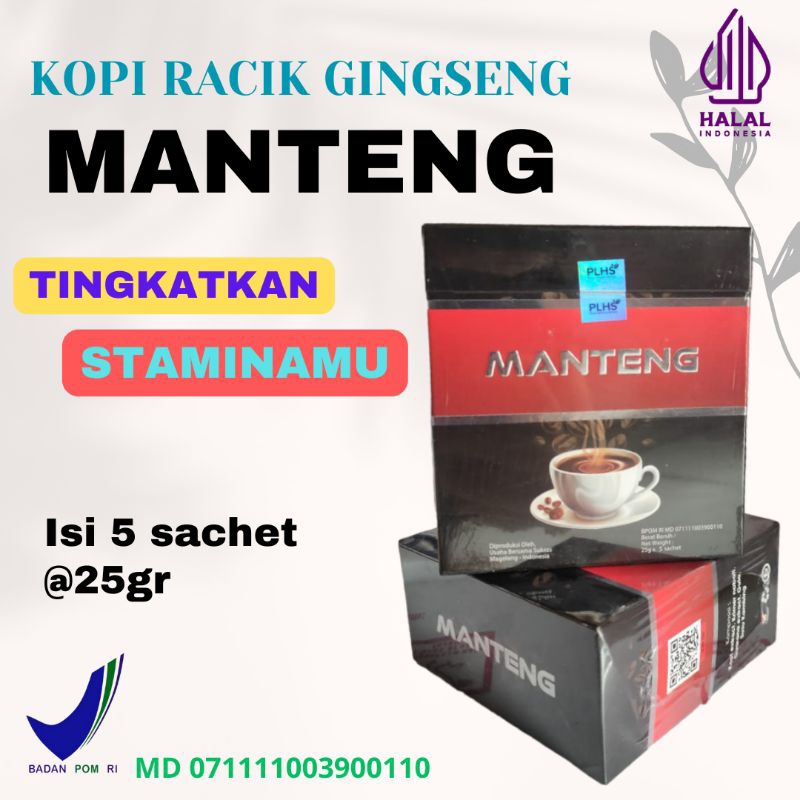 Kopi Vitalitas Herbal/Cleng Manjur/Roso/Tahan Lama/Top Markotop/BPOM/Halal