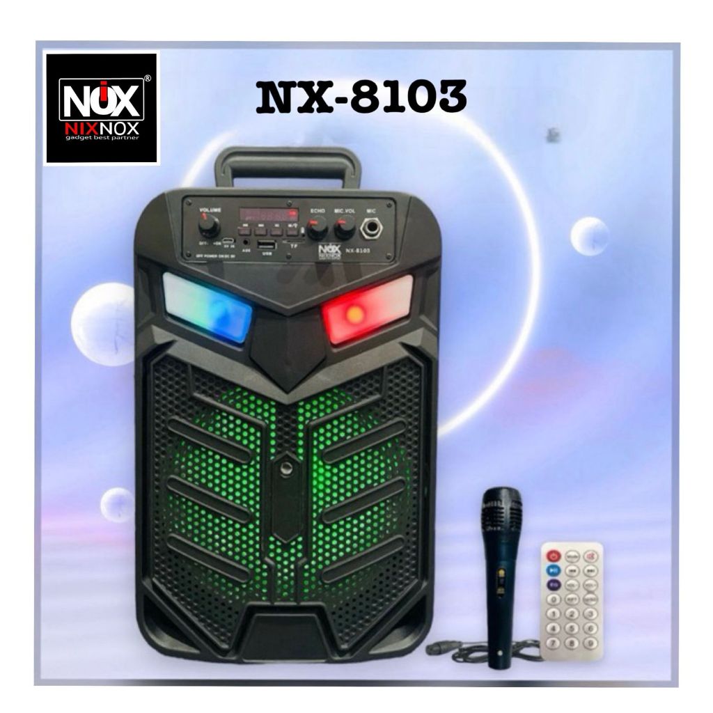 Speaker Bluetooth Nixnox NX-8103 + Microphone