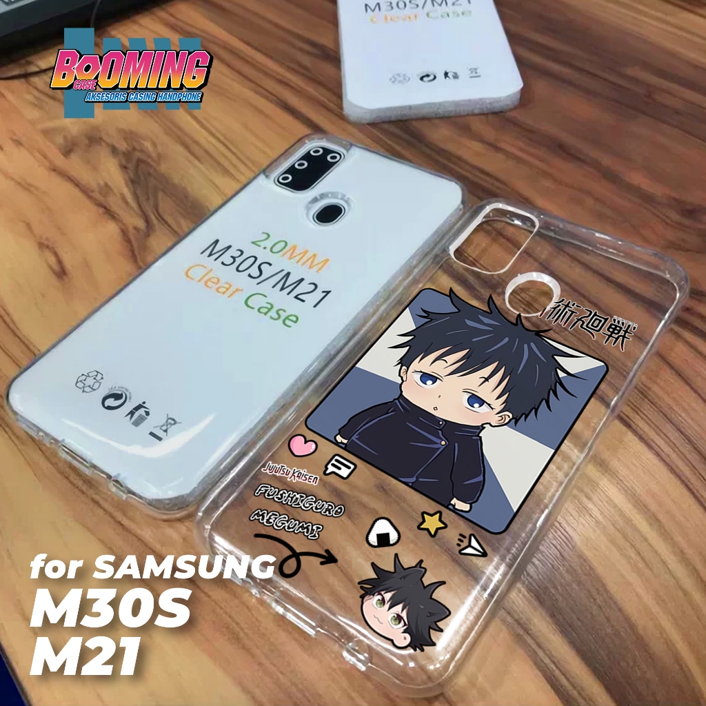 Case Samsung M21 - M30S Casing Samsung M21 - M30S Motif [JUJUTSU-CHIBI] Booming Case Softcase Premiu