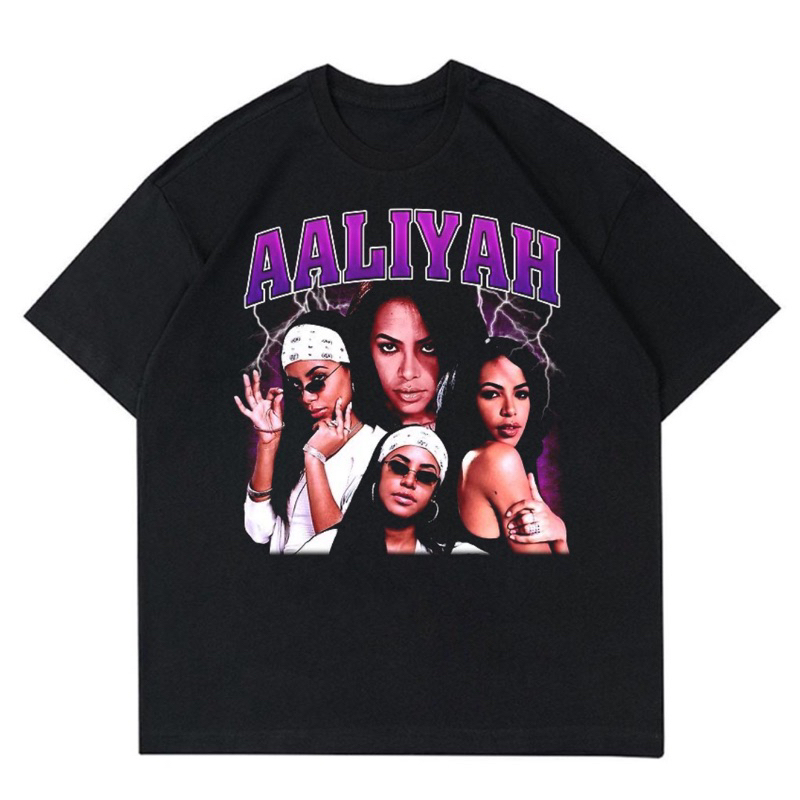 KAOS AALIYAH VINTAGE | T-SHIRT BAJU GAMBAR AALIYAH | KAOS AALIYAH 2024