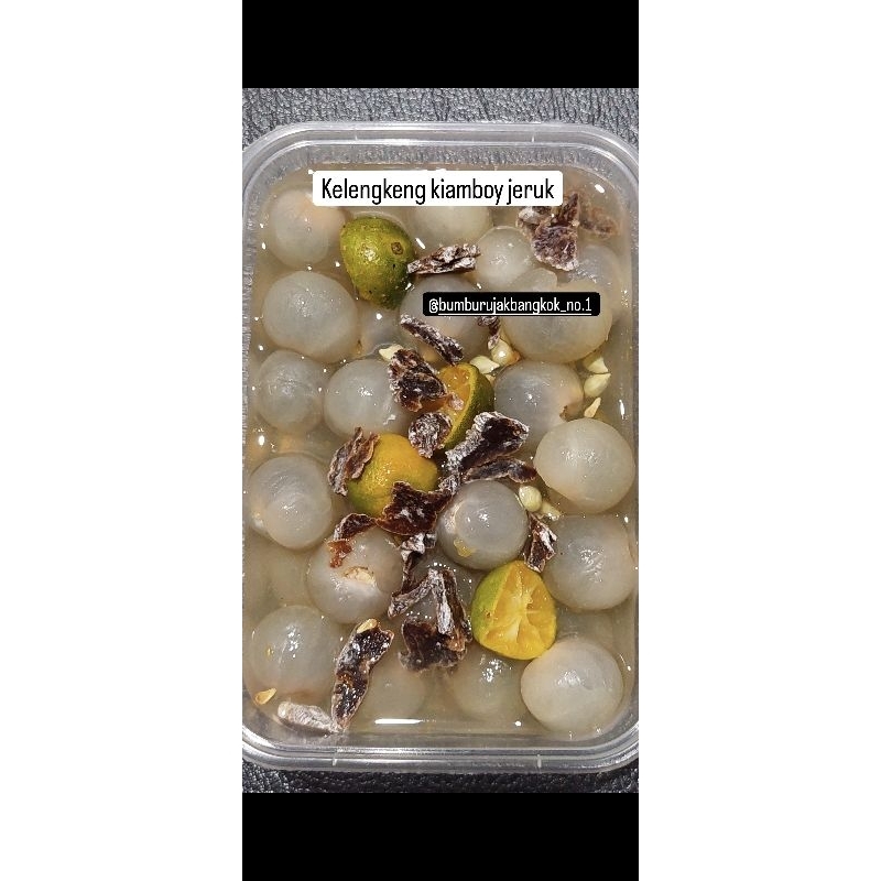 

1pax Manisan Kelengkeng kiamboy jeruk