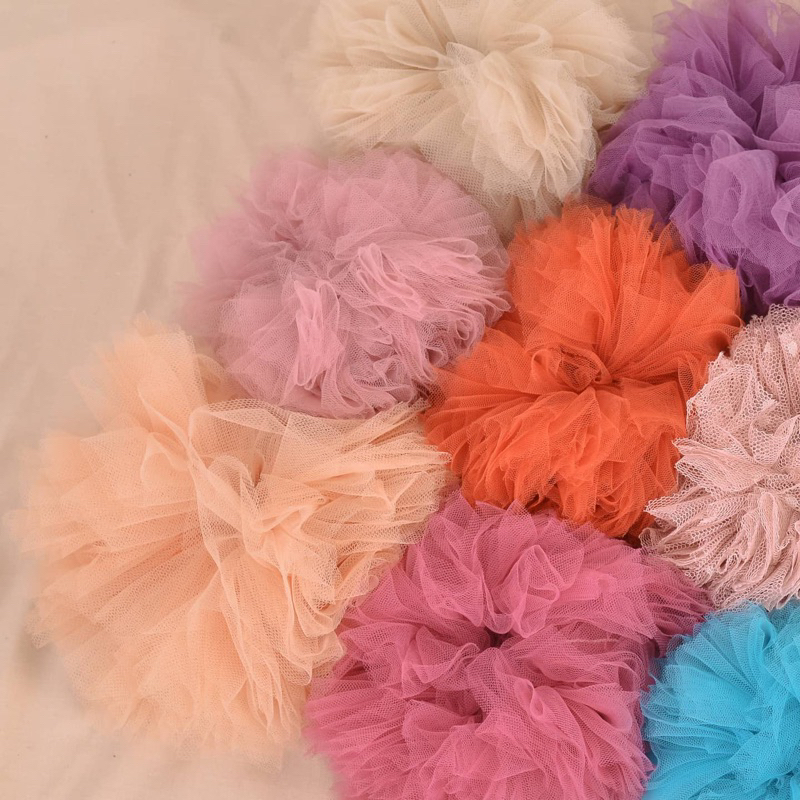 Scrunchis Premium Bahan Tile Dot