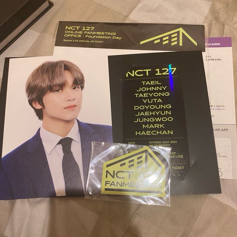 [READY] Beyond Live Special AR Ticket NCT 127 Haechan Set PC Photocard