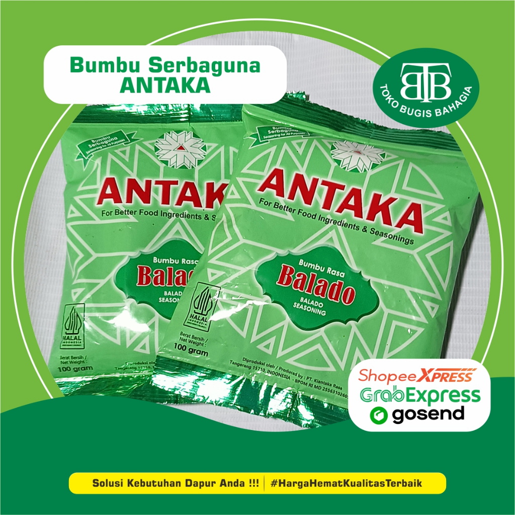 

Bumbu ANTAKA, Cocok untuk Tela2, Murah Makassar