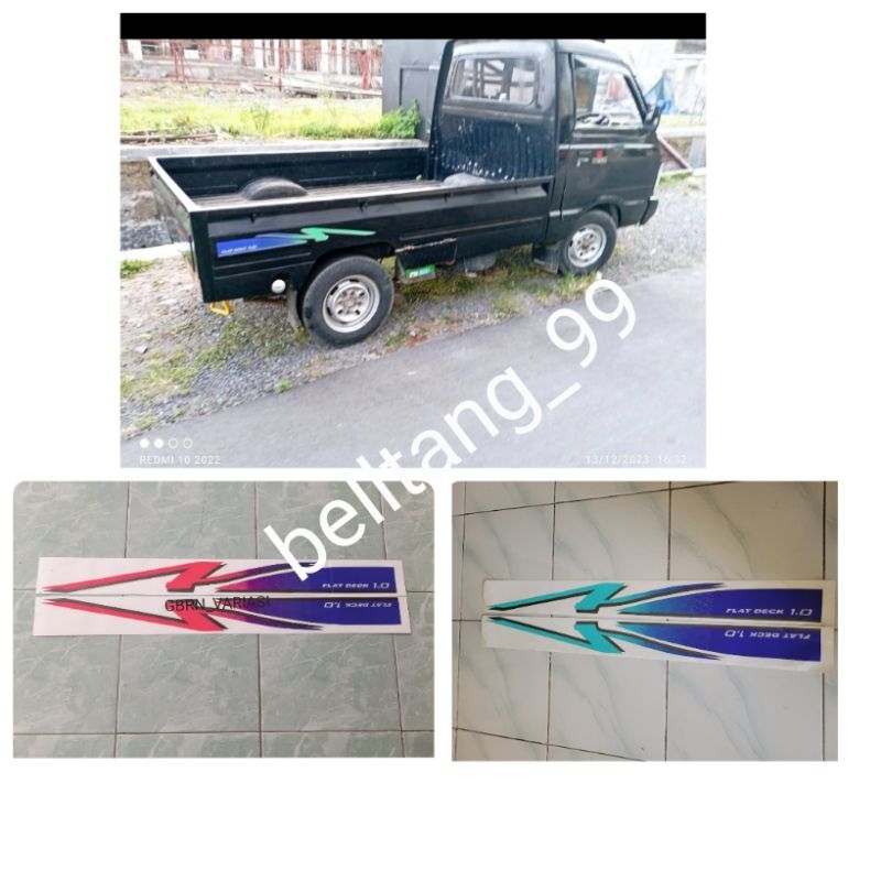 Sticker stiker suzuki carry 1.0 pick up/ stiker flatdeck 1.0 pick up/ stiker carry pick up