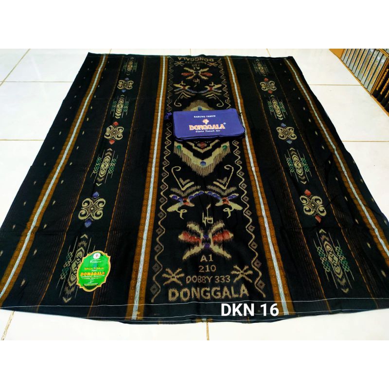 Sarung Donggala DOBBY Kenanga Mix Print Bahan Rayon