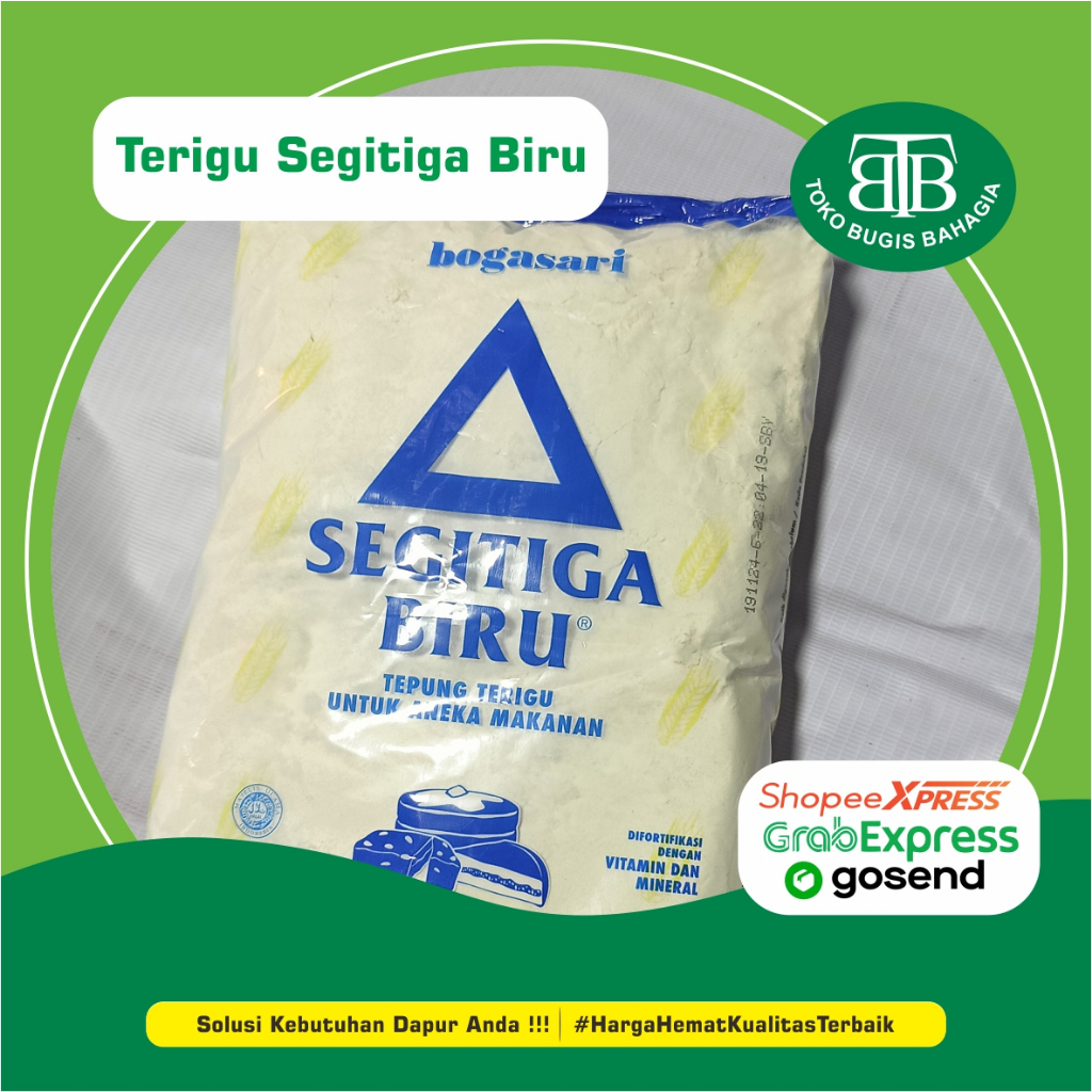 

Terigu Segitiga Biru 1 Kg, Murah Makassar