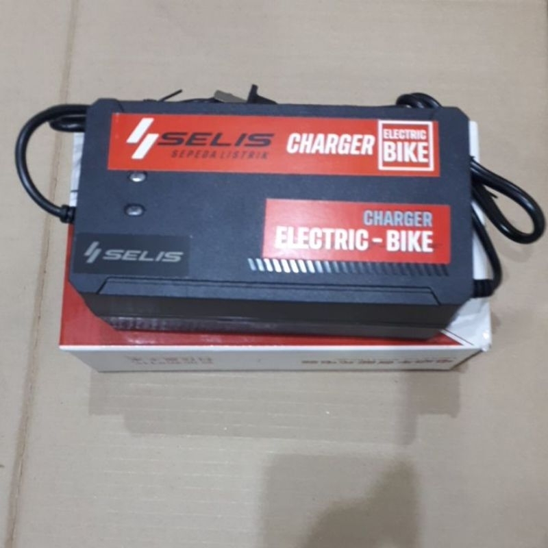 Charger selis sepeda listrik 36v12ah original