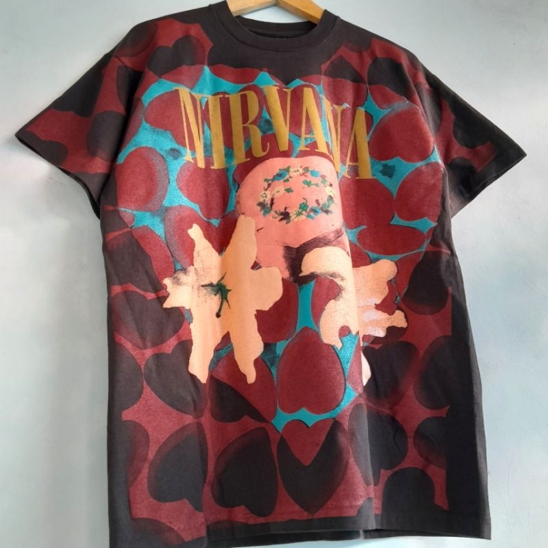 KAOS VINTAGE NIRVANA HEART SHAPED BOX AOP