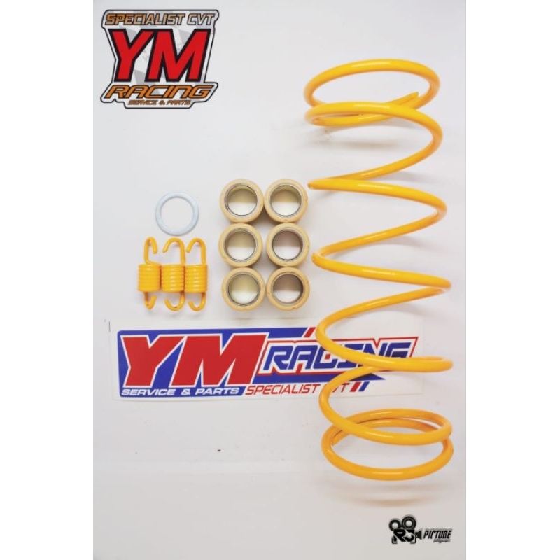 UPGRADE XEON GT RC 125 CVT 1500 RPM ( PER CVT + PER CENTRI + ROLLER + RING PULLEY ) PAKET UPGRADE CV