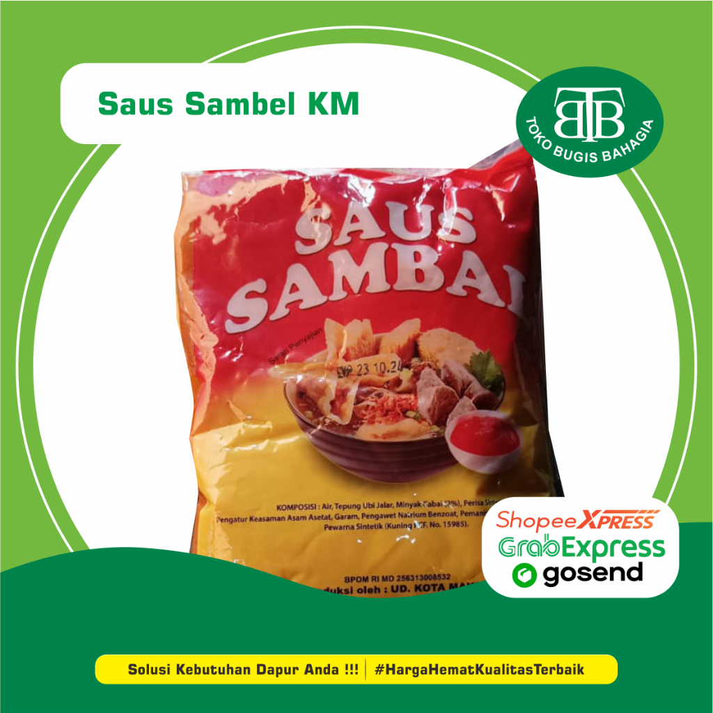 

Saus Sambal KM Kemasan Sachet, Murah Makassar