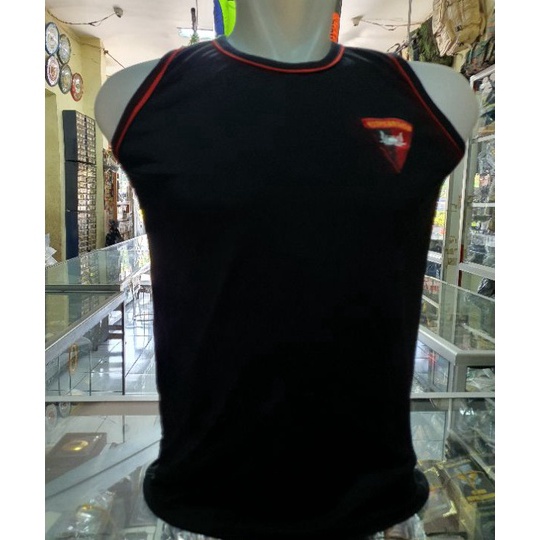 Promo kaos singlet Brimob Hitam  singlet logo  kaos singlet army