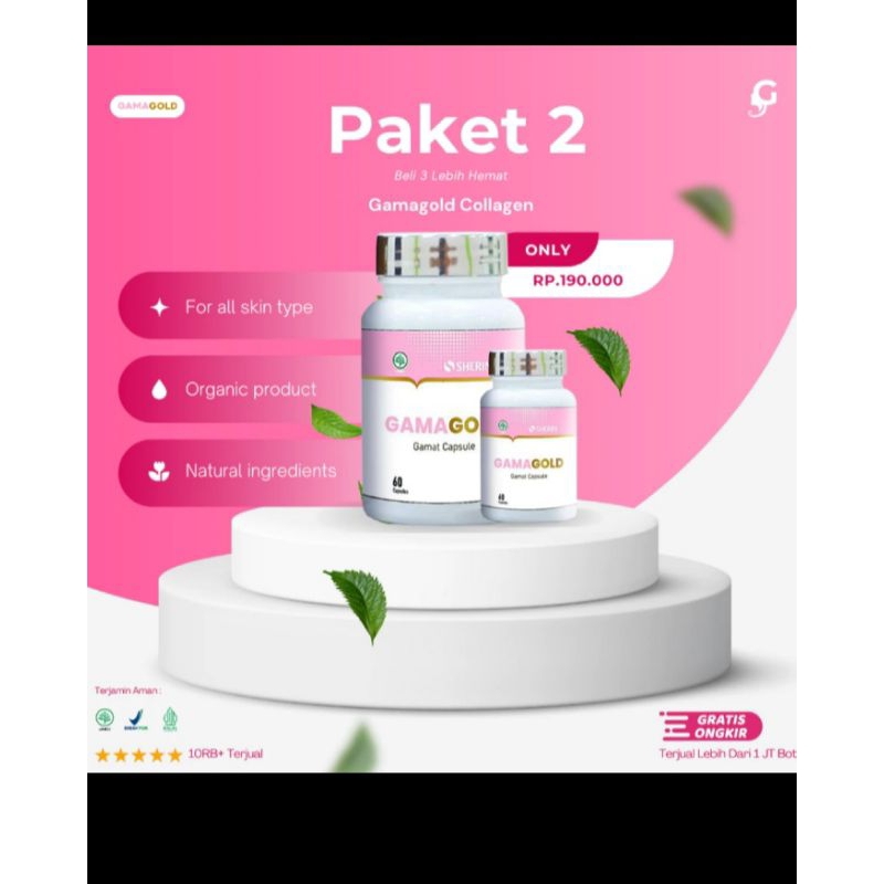 GAMAGOLD/kapsul pencerah kulit mencerahkan kulit dari dalam
