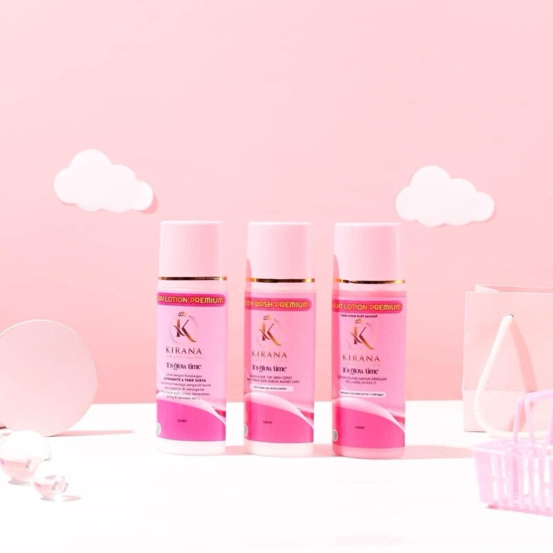 HB Paket Premium | HB Lotion Pemutih Badan | Kirana Skincare