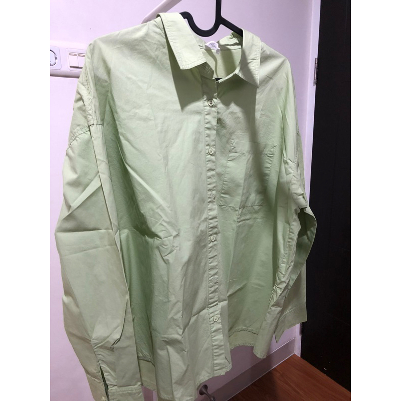 Herell id kemeja lengan panjang green