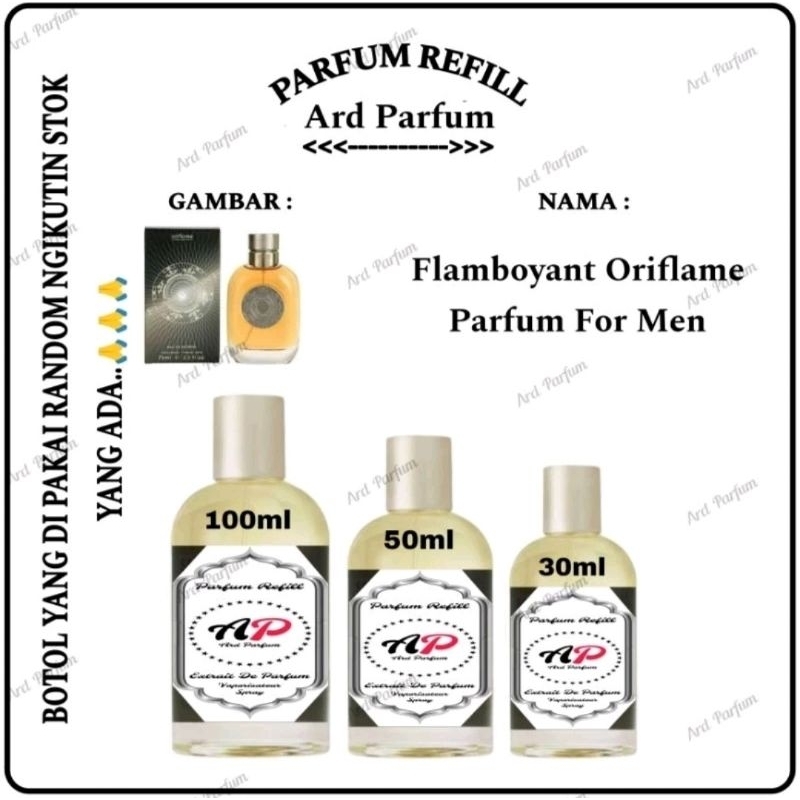 Parfum Refill Flamboyant By Oriflame For Men