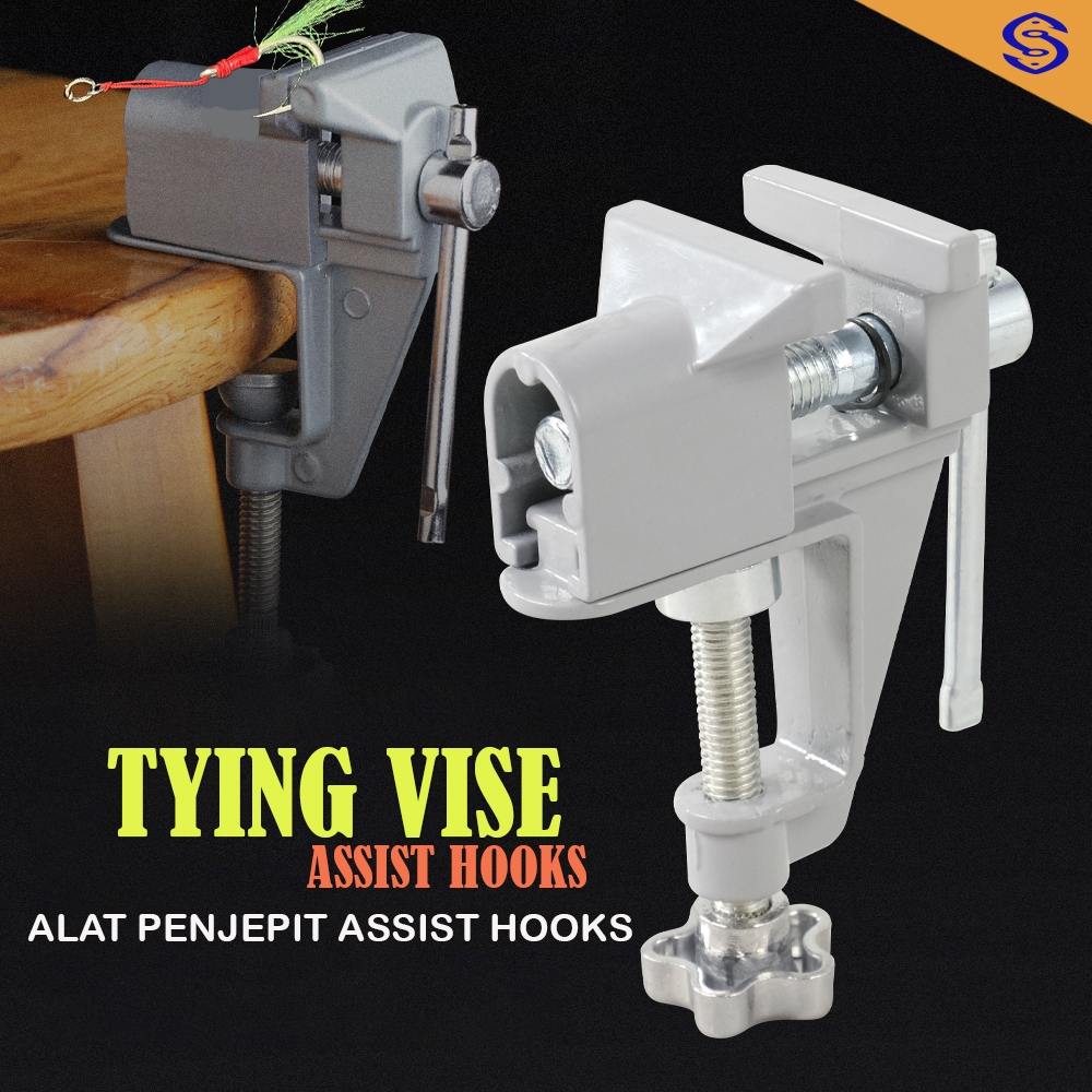 Tying Vise Mini Ragum Alat Penjepit Assist Hooks