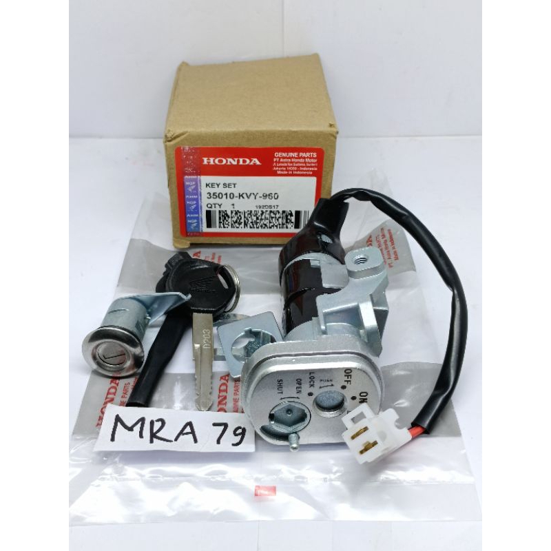 Kunci kontak Assy KVY Beat karbu ORI lokal