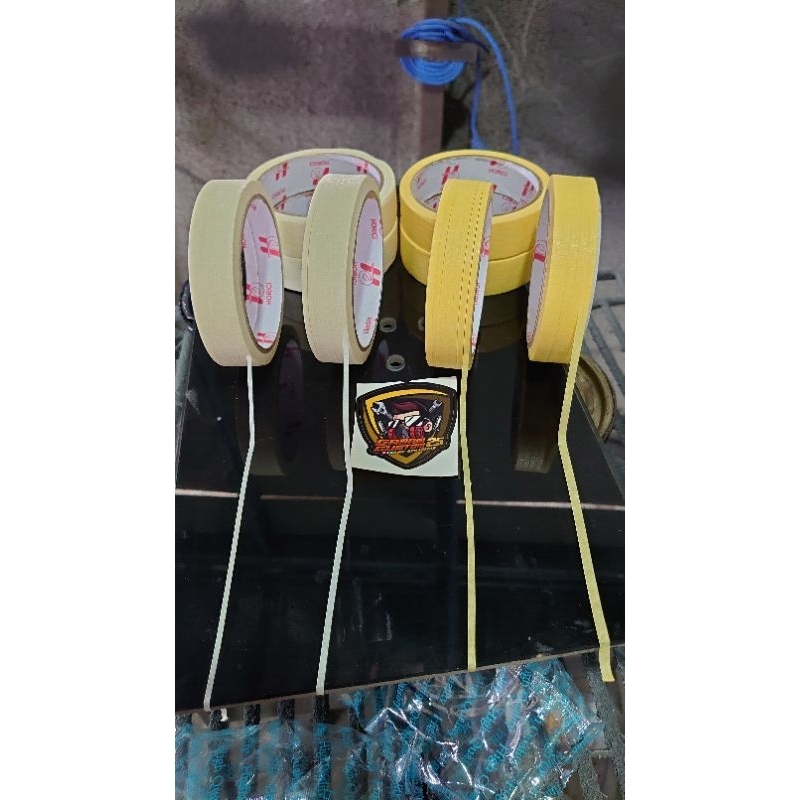 

Solasi Isolasi Lakban Kertas Ukuran 2mm - 6mm untuk airbrush grafis Perr Roll