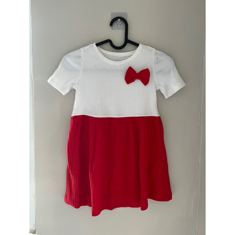 dress merah putih 17 dresscode agustusan Baby GAP Outfit Dress anak 2 3 4 5 Tahun Nyaman Lembut Bran
