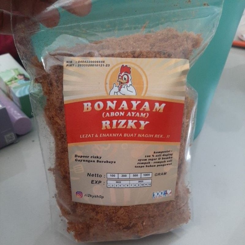 

Abon ayam homemade 1ons