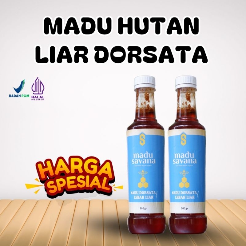 

MADU HUTAN LIAR DORSATA PURE 100% RAW HONEY MADU SAVANA