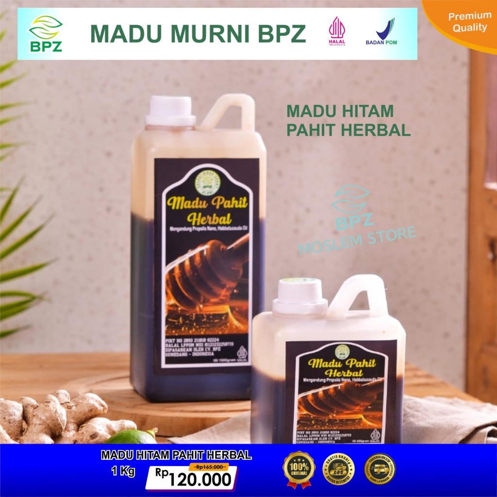 

Madu Hitam Pahit Herbal BPZ Kemasasn 1 Kg