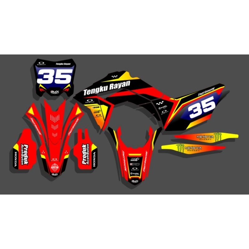 Decal Crf Mika tebal 500 mic