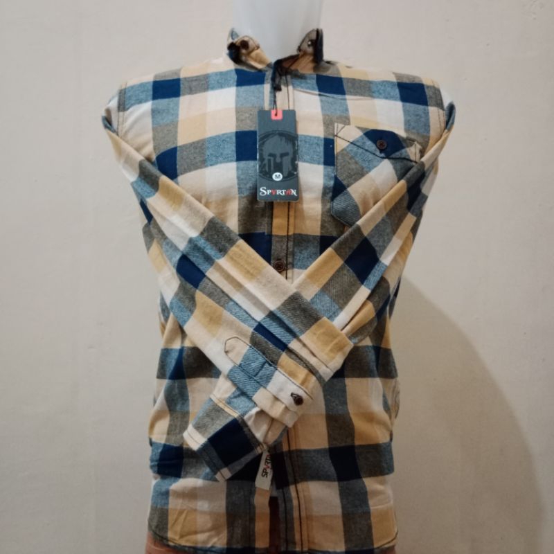 Kemeja Panel / Kemeja Panjang / Kemeja Kotak-kotak