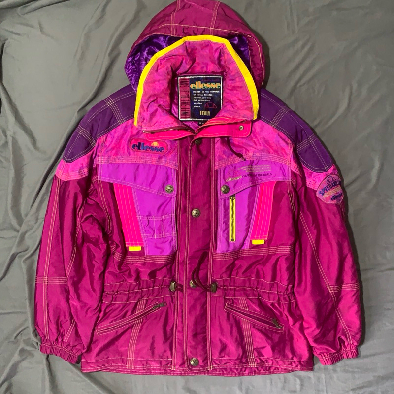 Ellesse Vintage Racing Jacket (Tebal) Snowboard Jacket