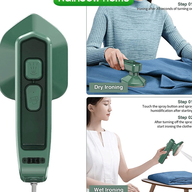 Ljb Rainbow Home Setrika Uap Mini Portabel Terbaru Simpel Gosokan Philips Travel Low Watt Kekinian S