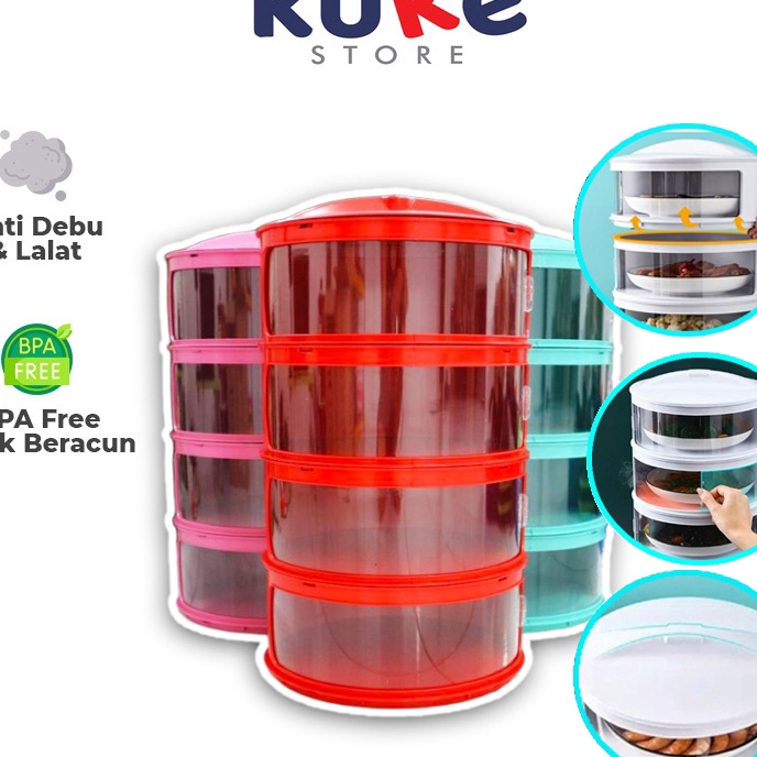 Terbaik Tudung Saji Standar Tudung Saji 4 Susun 5 Susun  Rak Susun  Penutup Susun