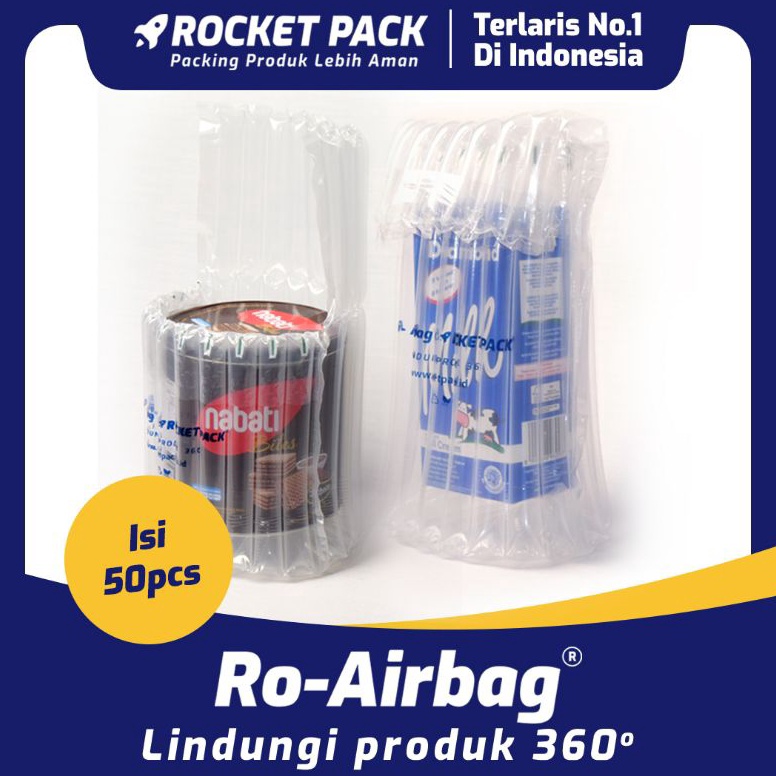 

Ready Inflatable Air Bubble Cushion Wrap RoAirbag 1 Pack 5Pcs Rocket Pack REGULER 8F8