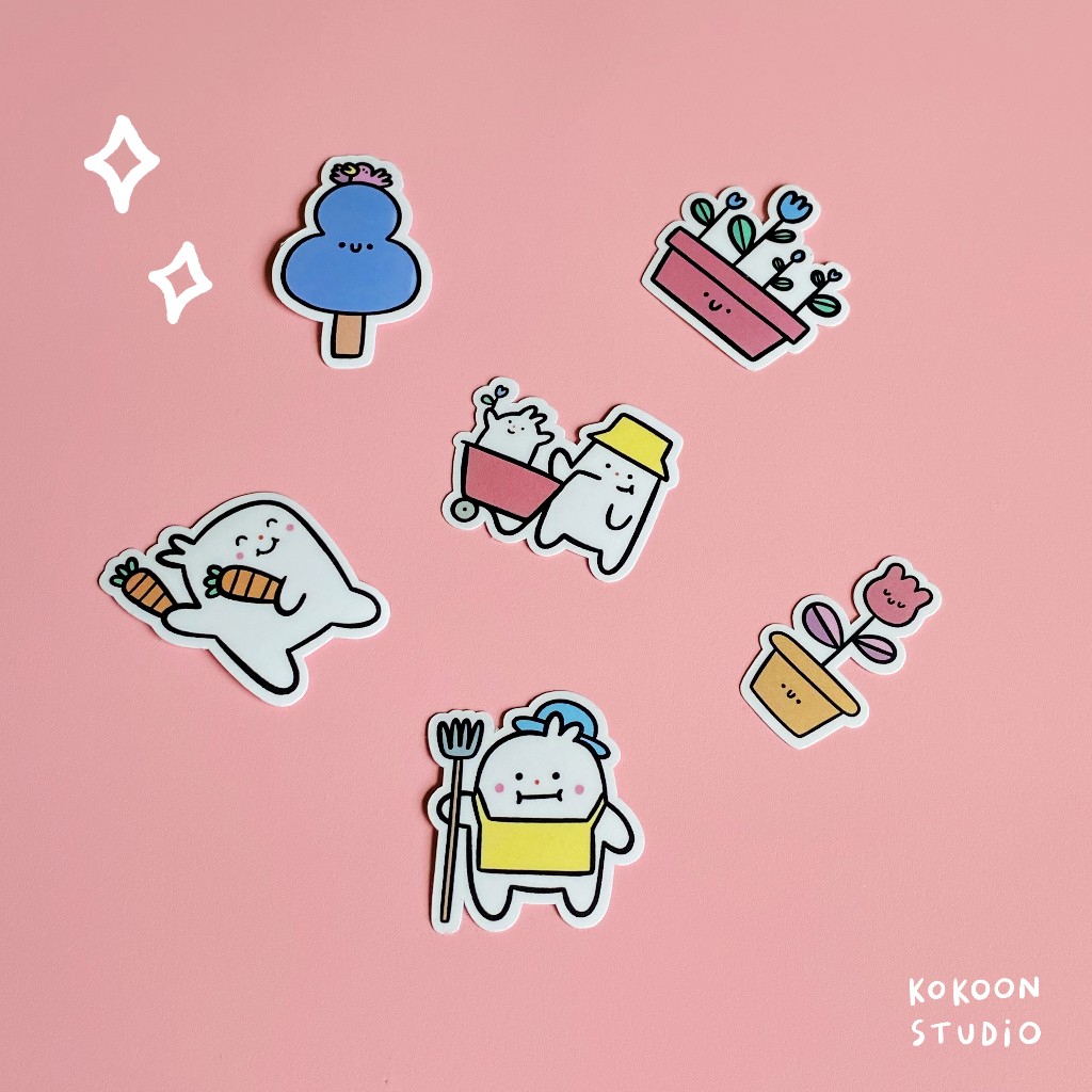 

Garden Vinyl Glossy with Matte Laminated Finish Sticker Pack