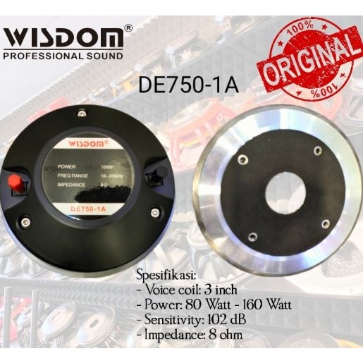 Driver Wisdom DE750-1A DE 750 1 A DE 750 - 1 A Component Driver
