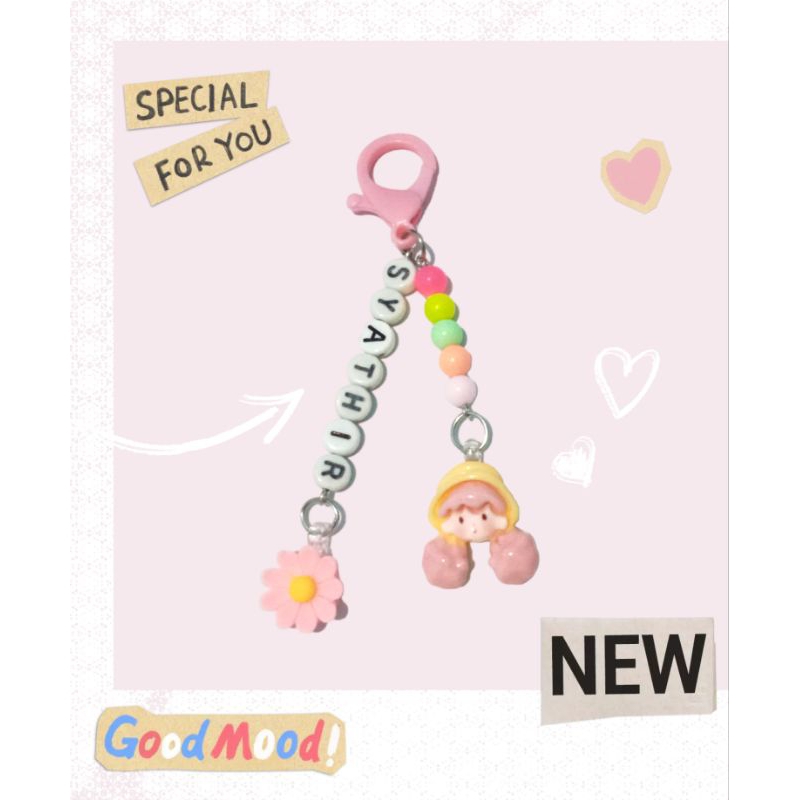 Gantungan Kunci Lucu Request Nama