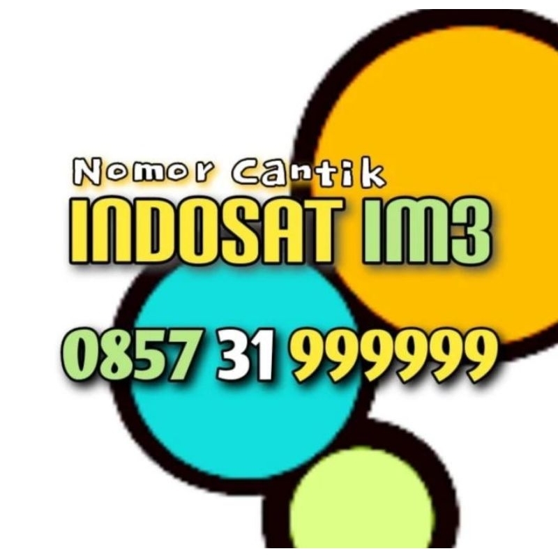 nomor CANTIK kartu INDOSAT IM3 HOKI hexa 999999