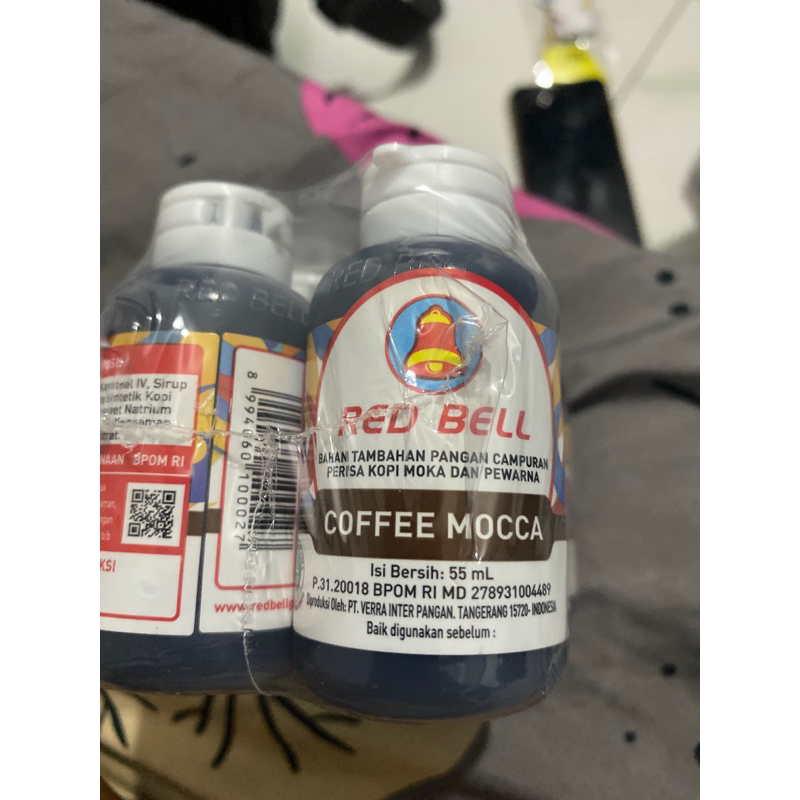 

Red bell perisa dan pewarna makanan ecer 55 ml coffee moca