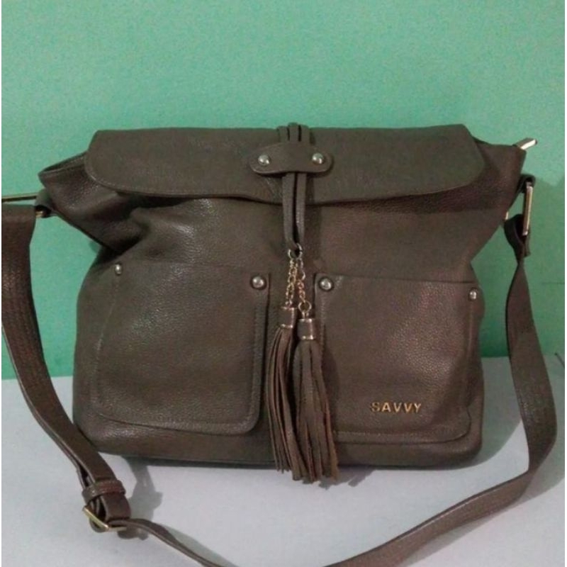 Tas Kulit Original Merk Savvy